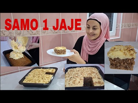 ČUDO OD 1 JAJETA❗️Kremast,sočan i jeftin kolač😉👌