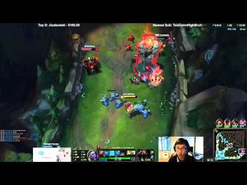 Doublelift - Why you should not stay under tower vs Tristana - League of Legends