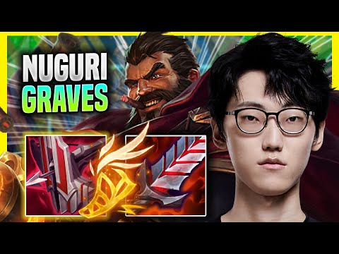 NUGURI PERFECT GAME WITH GRAVES! - Nuguri Plays Graves TOP vs Jayce! | Season 2022
