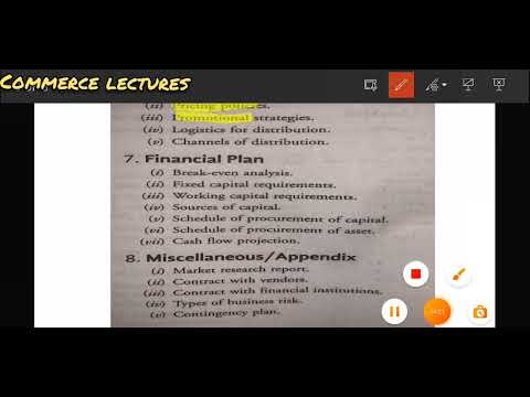 elements of business plan ideal business plan class 11 entrepreneurship notes