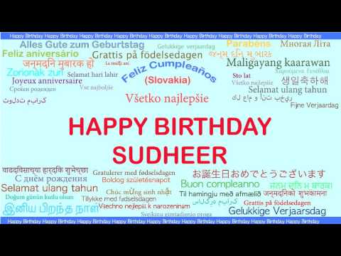 Sudheer   Languages Idiomas - Happy Birthday
