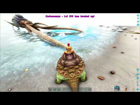 How to tame a Tusoteuthis ARK - Crystal Isles
