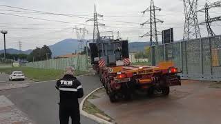 Trasporto eccezionale trasformatore a Calenzano
