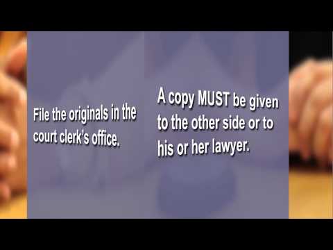 Part of a video titled Motions Part 1: How to ask the court for something - YouTube