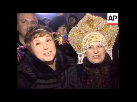 RUSSIA: MOSCOW: NEW YEAR CELEBRATIONS