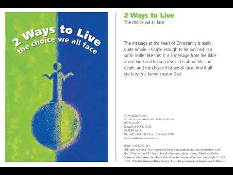펜 한 자루로 전하는 가장 위대한 스토리: 두 가지 삶의 방식(2 Ways to Live)