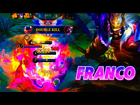 OP FRANCO ROAMING - AMAZING MOMENT MVP GAMEPLAY | MLBB 🔥