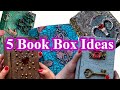 5 DIY Book Box Ideas From Cardboard Easy Decorative Storage Boxes