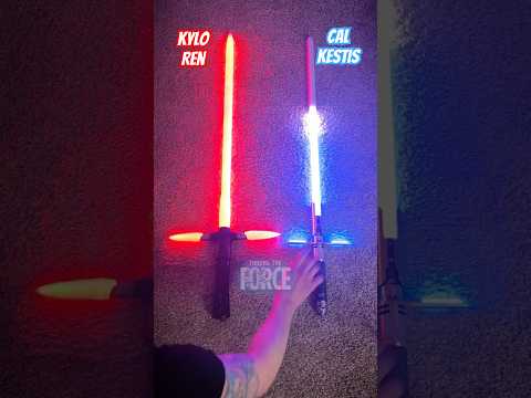 Which Crossguard Lightsaber Looks Better?