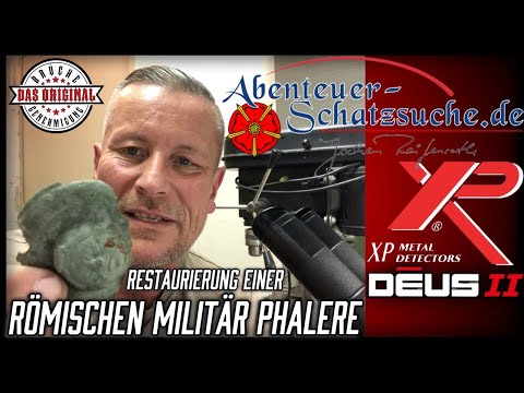 Restaurierung einer römischen Militär Phalere