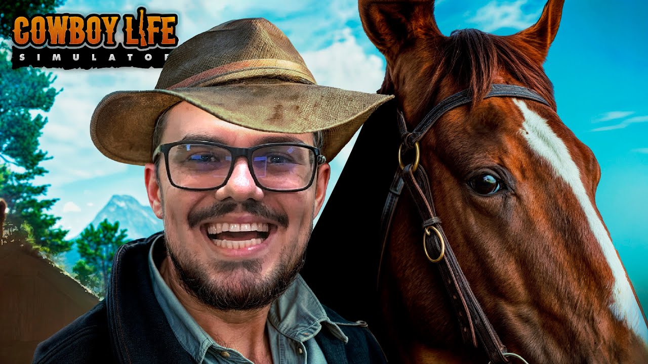 LARGUEI TUDO E COMPREI UMA FAZENDA - COWBOY LIFE SIMULATOR