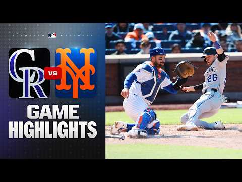 뉴욕메츠 VS 콜로라도 1:3 MLB 스포츠하이라이트