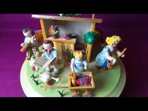 Steinbach uralte Spieluhr Nr.159 - seltenes Sammlerstück aus dem Erzgebirge