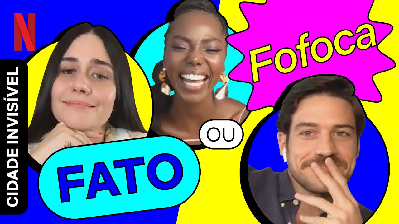 Fato ou fofoca Elenco de Cidade Invisível tentam desvendar | Netflix Brasil