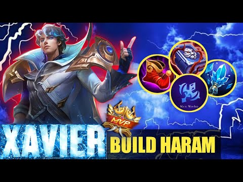 RAHASIA BUILD XAVIER TERBARU YANG JARANG DIPAKAI - USER XAVIER WAJIB COBA - BUILD & EMBLEM TERSAKIT