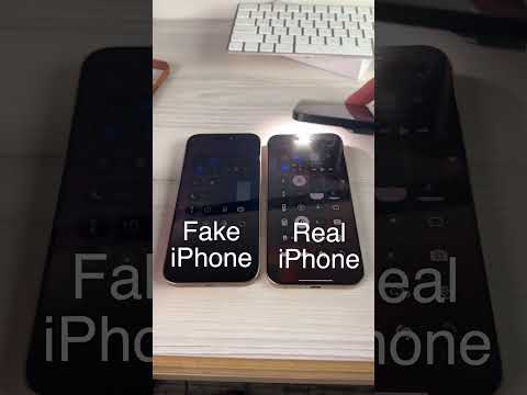 Fake iPhone vs Real: Auto Brightness Test! 🌞📱 #FakeiPhone #iPhoneAutoBrightness #TechComparison