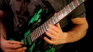 Omnium Gatherum - The Unknowing guitar solo cover