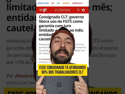 Isso tá afundando o CLT (Consignado)