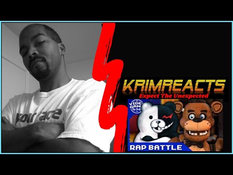 Monokuma Vs. Freddy Fazbear Rap Battle REACTION | KrimReacts #442