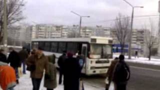 preview picture of video 'Один из 4 последних  ЛиАЗ-5256 в Запорожье'