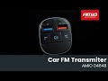 Video AMIO FM transmitter 2×USB-A 12V 24V 12V 24Vthumb 1