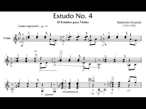 Etude No. 4 by Radamés Gnattali, performed by Edson Lopes