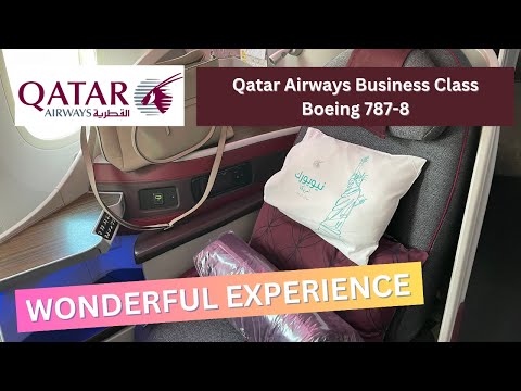 YouTube thumbnail for Qatar Airways Boeing 787-8