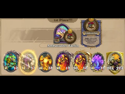 NEW HERO AMBASSADOR FAELIN GAMEPLAY!! - Hearthstone Battlegrounds