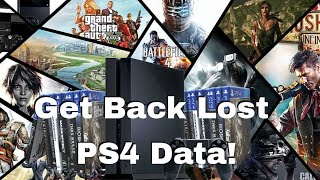 How To Get All Your Data Back  After Factory Reset (PS4)