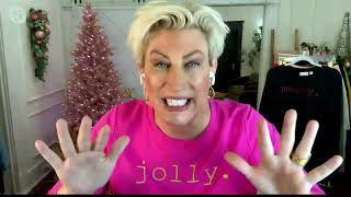 Jingle Belles by Kim Gravel Holiday Typewriter Sweatshirt on QVC