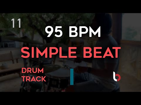 95 BPM Drum Beat - Simple Straight