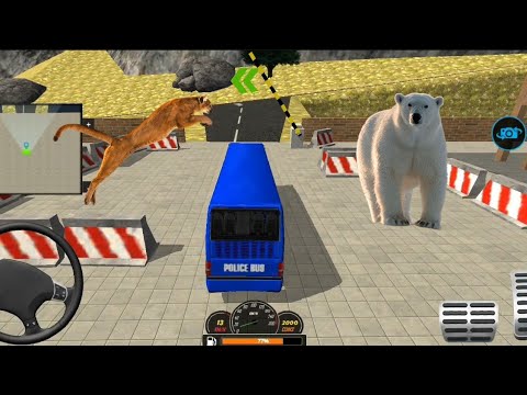 Mountain BUS Simulator 3D - Crazy Uphill Bus Driving Game - #93 Gameplay