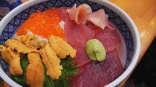 preview picture of video 'Seafood lunch Yaizu,Shizuoka わざわざ高速を降りて:Gourmet Report グルメレポート'