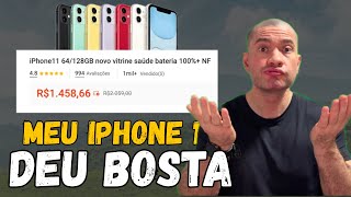 DEU RUIM! ❌ O Que Aconteceu com o iPhone 11 de Vitrine? (Bateria FALSA e BRICKED no iOS 26!)