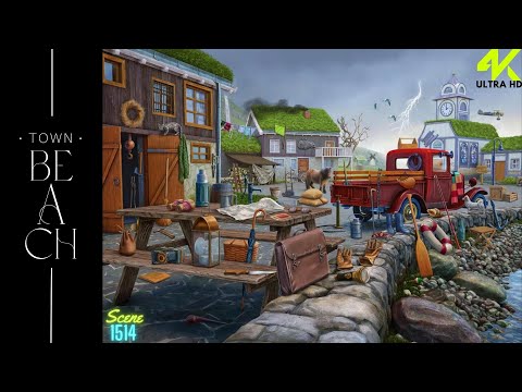 June's Journey Scene 1514 | Vol 7 Ch 8 | Town Beach | Full Mastered Scene | 4K