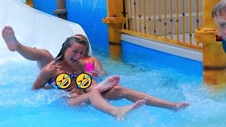 FUNNY FAILS 🤣🤣🤣 WATER SLIDE FAILS 😎😎🤣🤣