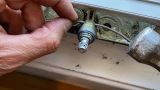 Window Crank Repair Trick (for cranks that slip out when closing a window)