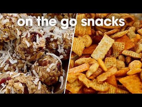On-The-Go Snacks | No Bake Protein Balls & Smoked Trail Mix Recipes