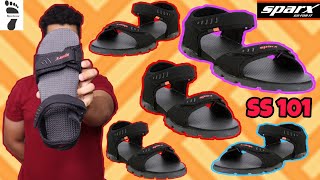 Sparx Brand SS 101 Black Sandal Unboxing and Review.
