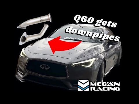 Q60 MEGAN RACING DOWNPIPES INSTALL