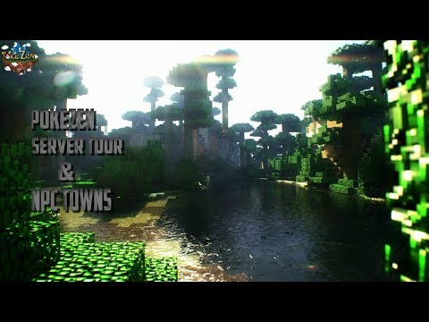 PokeZen spawn & town Tour (EP:1) (Pixelmon Reforged)