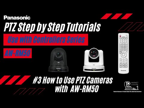 How to Use PTZ Cameras with AW-RM50