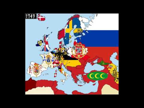 Europe  Timeline of National Flags   Part 3