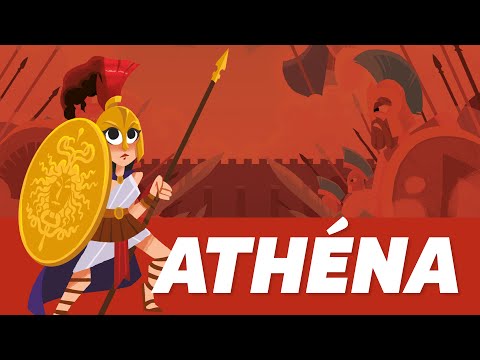 Athena, the goddess of wisdom and war