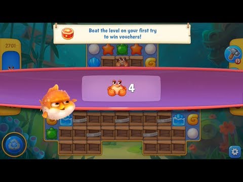 Fishdom. Updated Design. New Task. Hard Level 2701