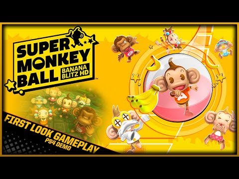 Super Monkey Ball: Banana Blitz HD | First Look Gameplay (PS4, Switch & Xbox One)