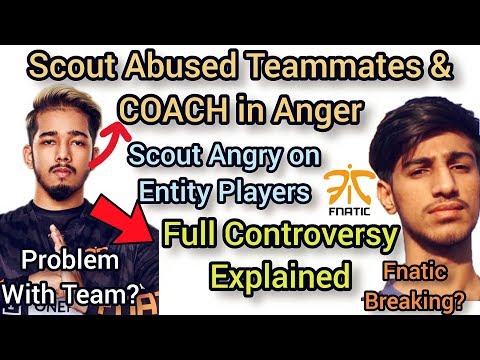 Scout Angry on Teammates & Fnatic Coach Aurum | Scout & Cetlz Controversy Scout Frustrated with Team
