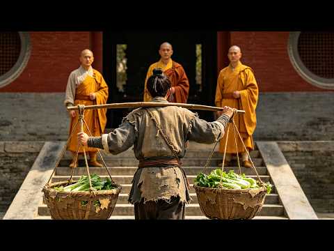 功夫電影！鄉下小子竟是深藏不露的功夫高手，少林寺所有武僧齊上不是他的對手！ 💥 #中国电视剧 #KungFu #Martial #功夫