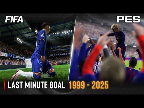 Гол на последней минуте FIFA против PES | 1999 - 2025 |