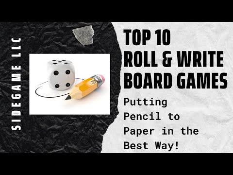 Top 10 Roll and Write Board Games: SideGame LLC